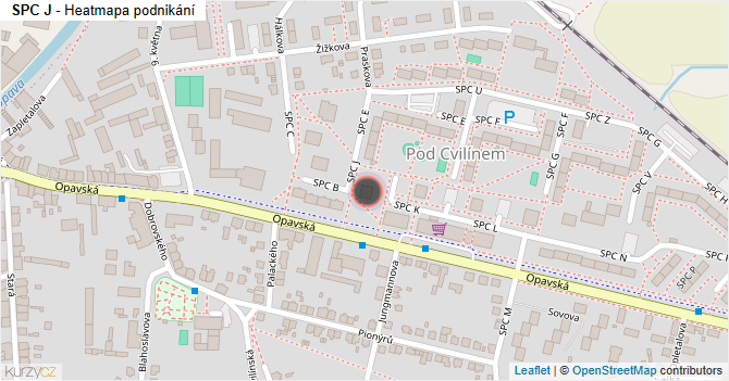 SPC J - mapa podnikání