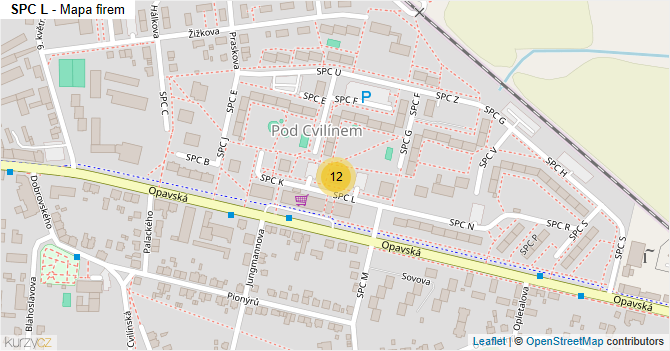 SPC L - mapa firem