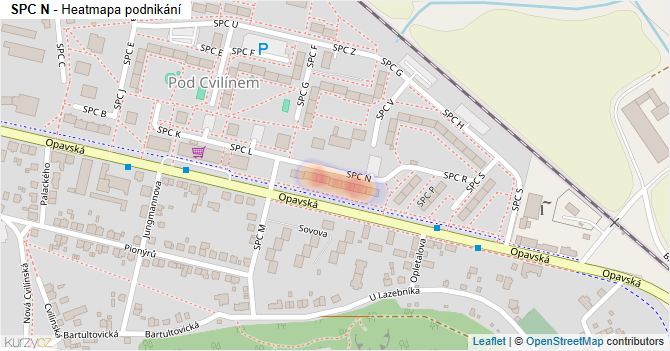 SPC N - mapa podnikání