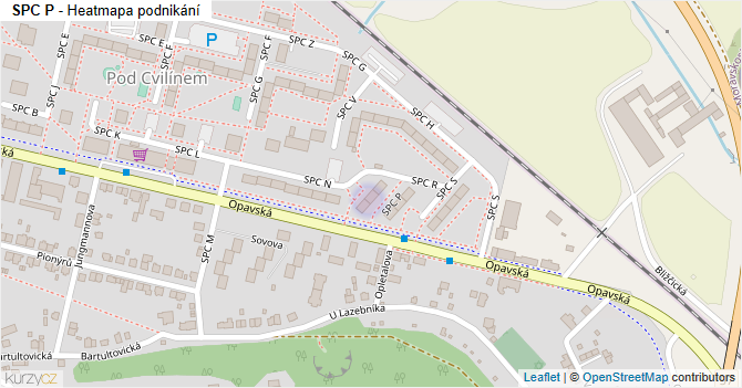 SPC P - mapa podnikání