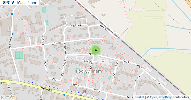 SPC V - mapa firem