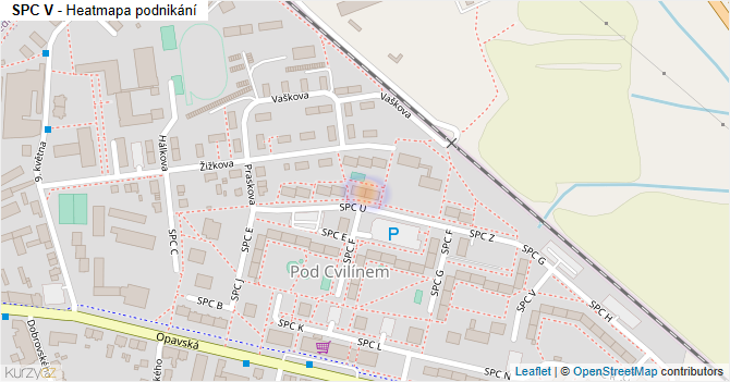 SPC V - mapa podnikání