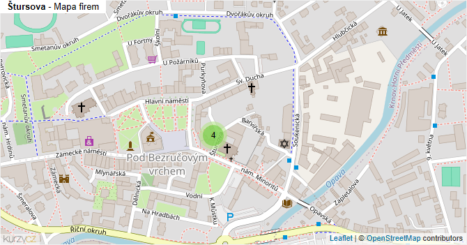 Štursova - mapa firem
