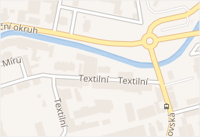 Textilní v obci Krnov - mapa ulice