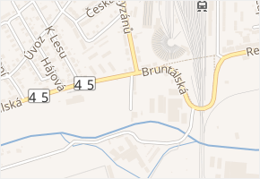 Vančurova v obci Krnov - mapa ulice