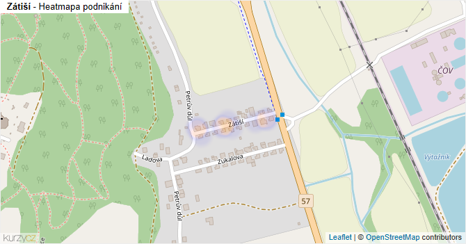 Zátiší - mapa podnikání