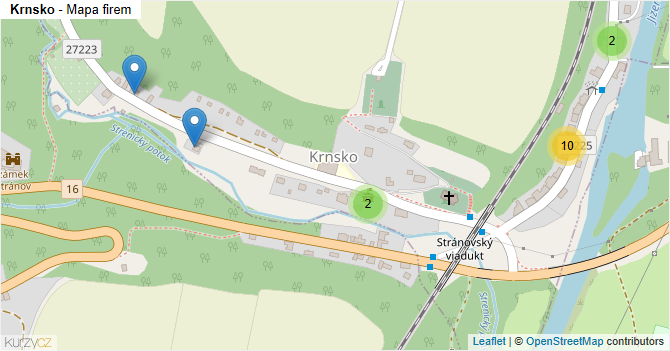 Krnsko - mapa firem