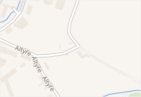 Altýře v obci Kroměříž - mapa ulice