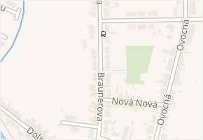 Braunerova v obci Kroměříž - mapa ulice