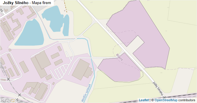 Jožky Silného - mapa firem