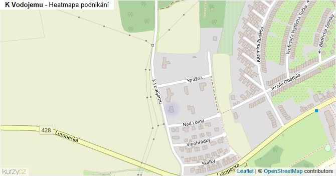 K Vodojemu - mapa podnikání
