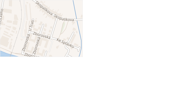 Krátká v obci Kroměříž - mapa ulice