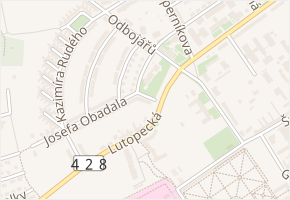 Ladislava Pavlíka v obci Kroměříž - mapa ulice