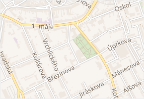 Nábělkova v obci Kroměříž - mapa ulice