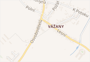 Zahradní v obci Kroměříž - mapa ulice