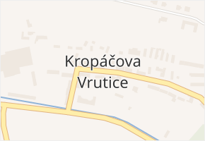 Kropáčova Vrutice v obci Kropáčova Vrutice - mapa části obce