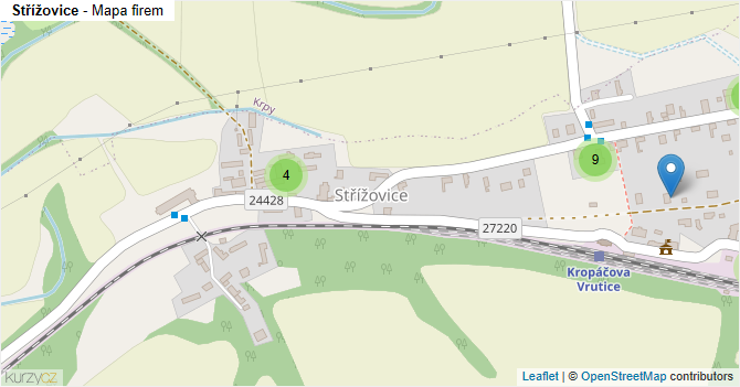 Střížovice - mapa firem