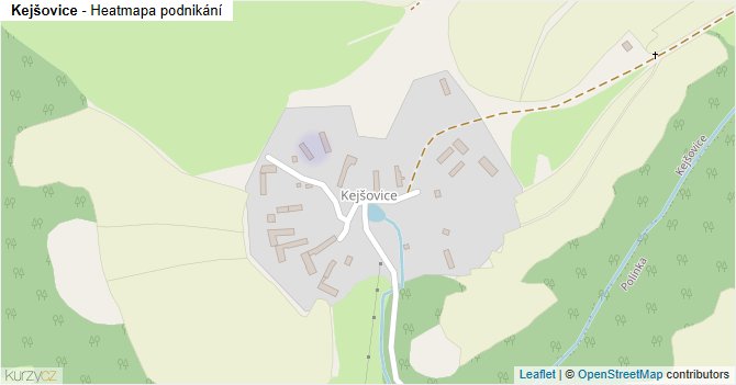 Kejšovice - mapa podnikání