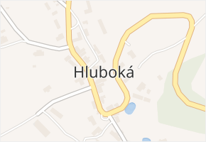 Hluboká v obci Krucemburk - mapa části obce