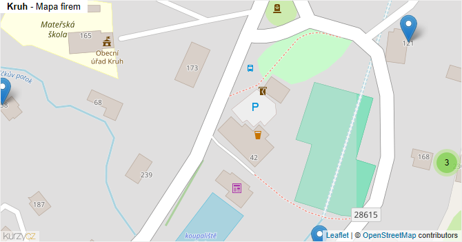 Kruh - mapa firem