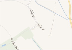 Důl V v obci Krupka - mapa ulice