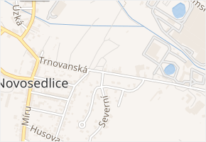 Dvořákova v obci Krupka - mapa ulice