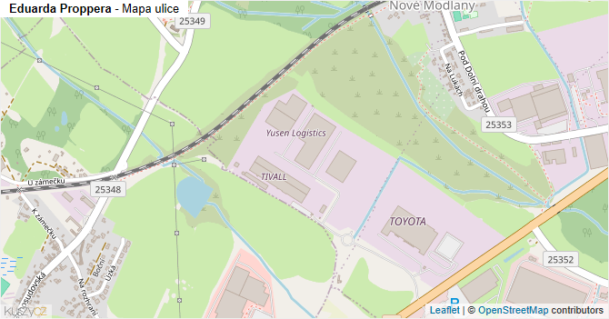 Eduarda Proppera - mapa ulice