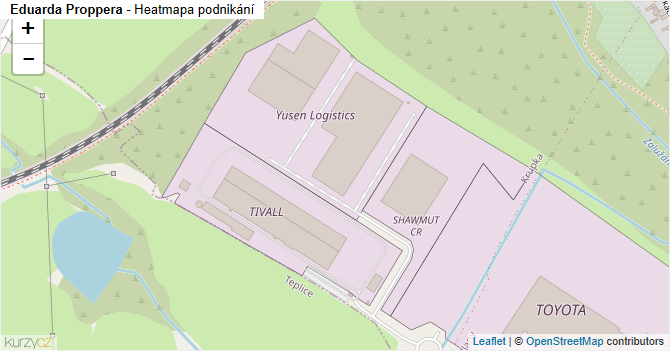 Eduarda Proppera - mapa podnikání