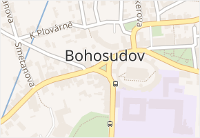 Koněvova v obci Krupka - mapa ulice