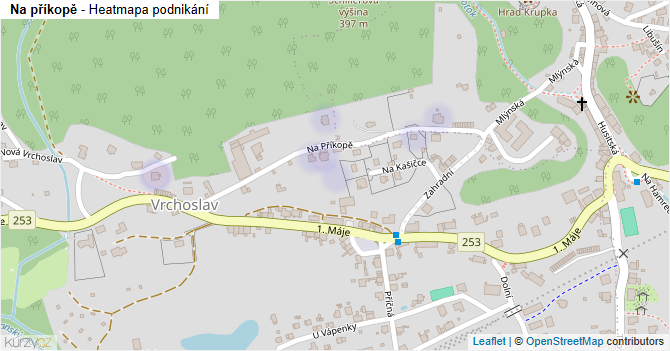 Na příkopě - mapa podnikání