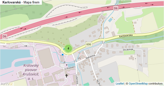 Karlovarská - mapa firem
