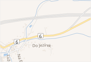 Rabas v obci Krušovice - mapa ulice