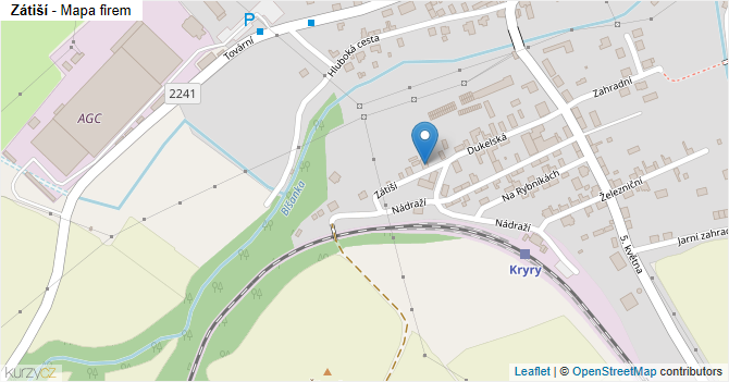 Zátiší - mapa firem