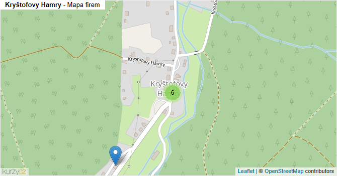 Kryštofovy Hamry - mapa firem