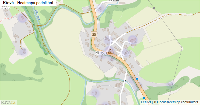 Ktová - mapa podnikání