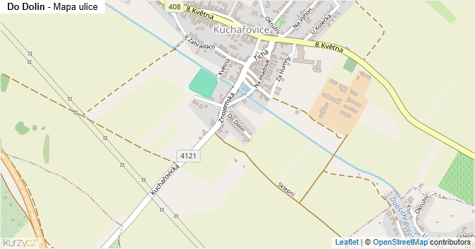 Do Dolin - mapa ulice