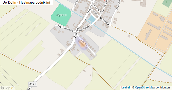 Do Dolin - mapa podnikání