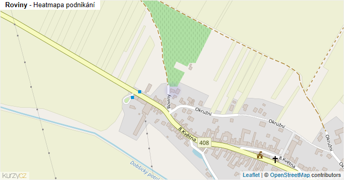 Roviny - mapa podnikání