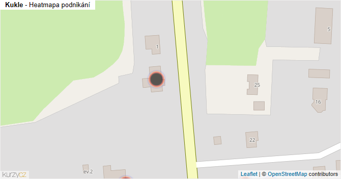 Kukle - mapa podnikání