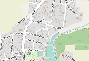 Lomená v obci Kunice - mapa ulice