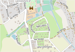 Oblouková v obci Kunice - mapa ulice