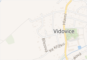 Pod Hájkem v obci Kunice - mapa ulice