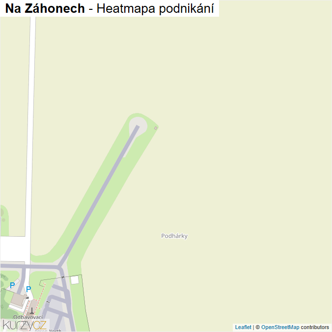 Mapa Na Záhonech - Firmy v ulici.