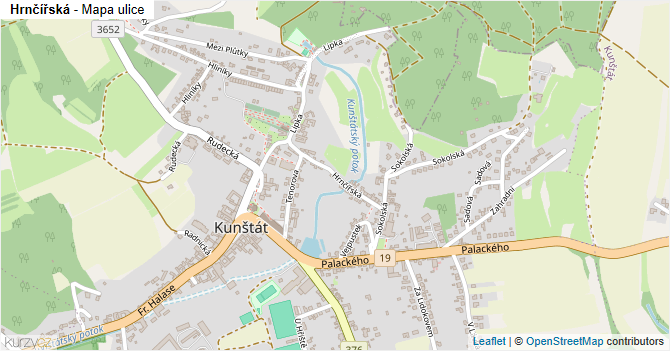 Hrnčířská - mapa ulice