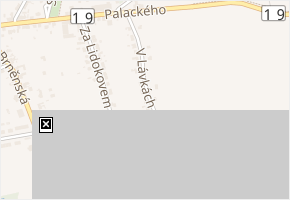 V Lávkách v obci Kunštát - mapa ulice