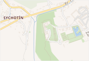 Za Školou v obci Kunštát - mapa ulice