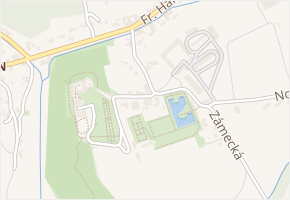 Zámecká v obci Kunštát - mapa ulice