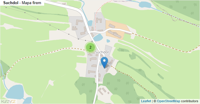 Suchdol - mapa firem