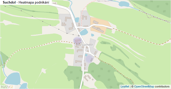 Suchdol - mapa podnikání