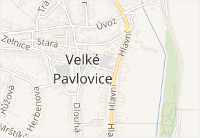 9. května v obci Kurdějov - mapa ulice